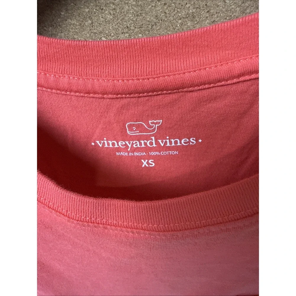 VINEYARD VINES RED WHALE‎ BOAT TSHIRT SIZE XS